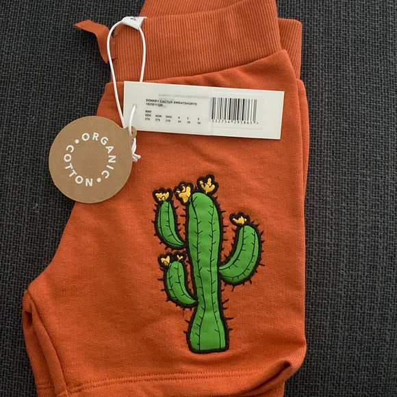 Mini Rodini Donkey Cactus Sweatshorts NWT - Picture 3 of 6